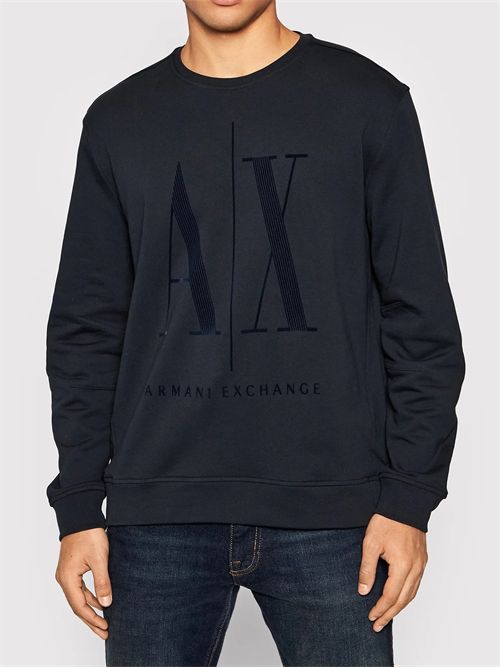 felpa uomo blu ARMANI EXCHANGE | 8NZMPQZJ1ZZ/1510